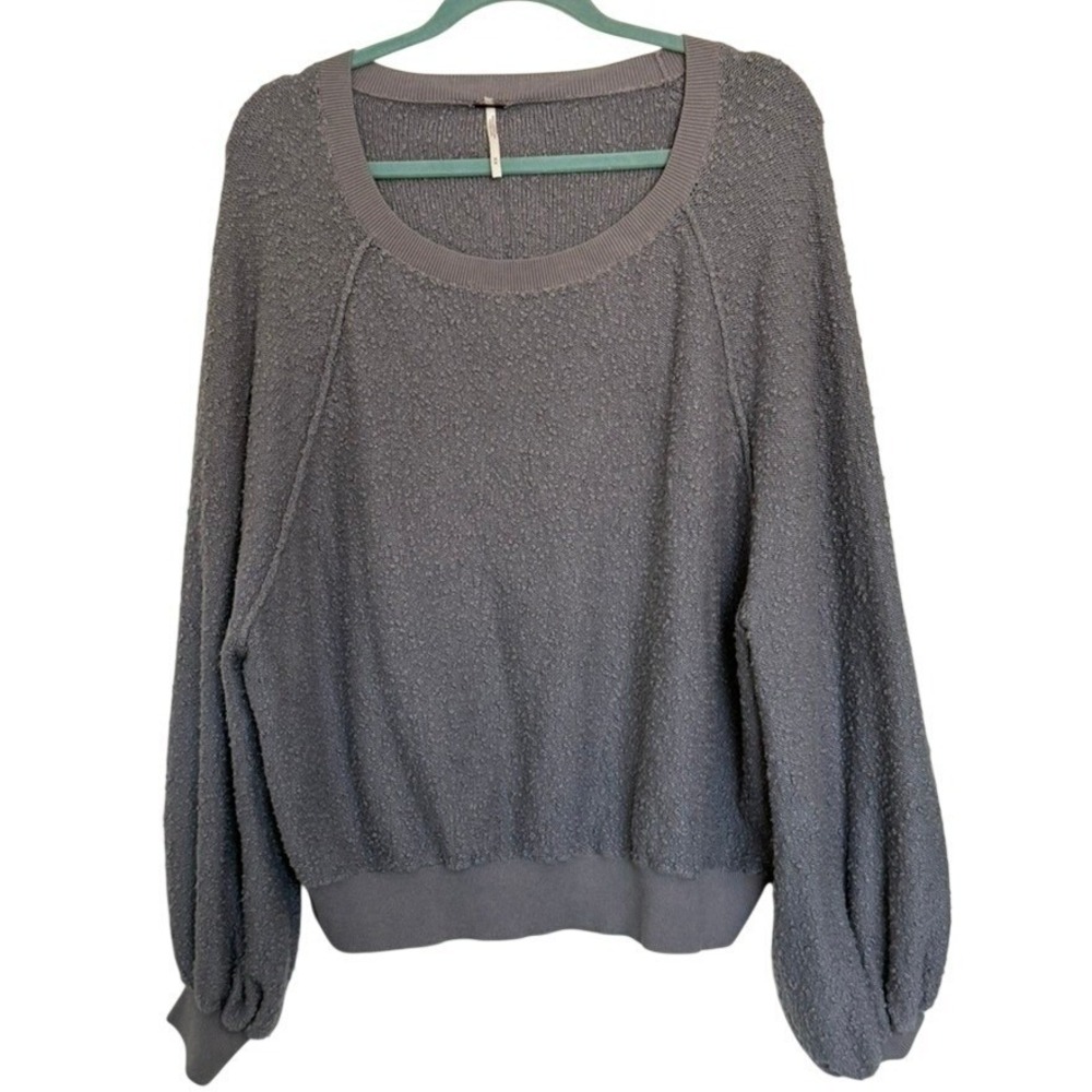 Free People Found‎ My Friend Pullover Sweater Dusty Lavender Gray Size M